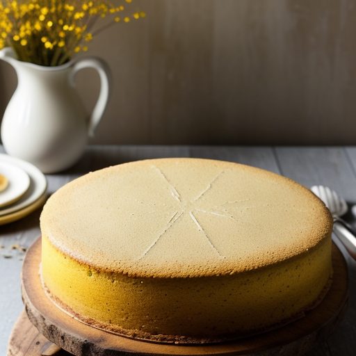 Golden Saffron Cake recipe image