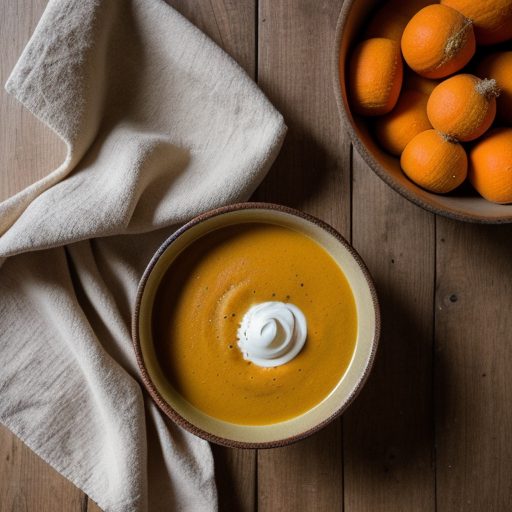 Golden Squash & Carrot Bisque recipe image