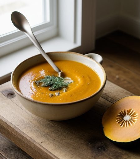 Golden Squash and Carrot Bisque recipe image