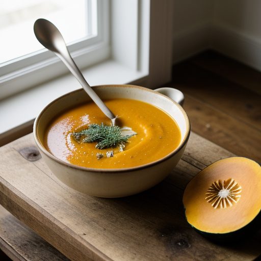 Golden Squash and Carrot Bisque recipe image