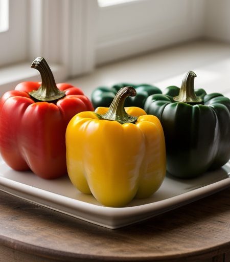 Golden Stuffed Peppers recipe image