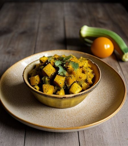 Golden Zucchini~ Etc. Balti recipe image