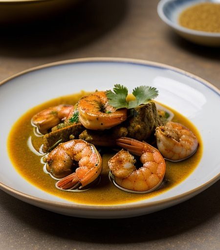 Goong Pad Pong (Garee Curried Shrimp recipe image