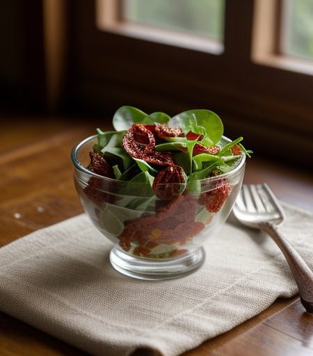 Gorgeous Salad W/Dried Tomatoes recipe image
