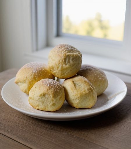 Gougeres (Cheese Puffs recipe image