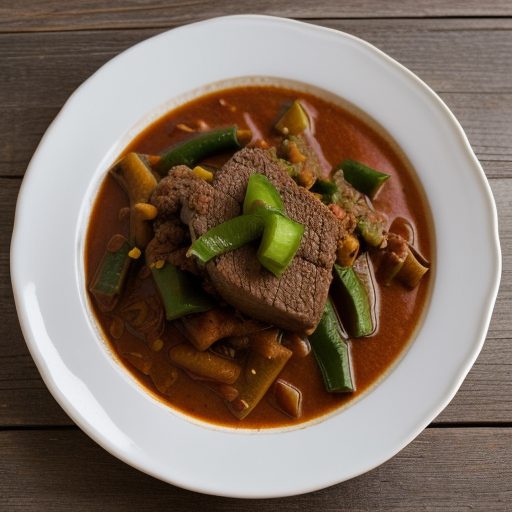 Goulash With Green Peppers recipe image