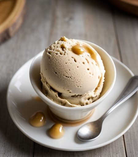 Graham Cracker Honey Ice Cream recipe image