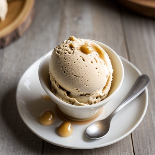 Graham Cracker Honey Ice Cream recipe image
