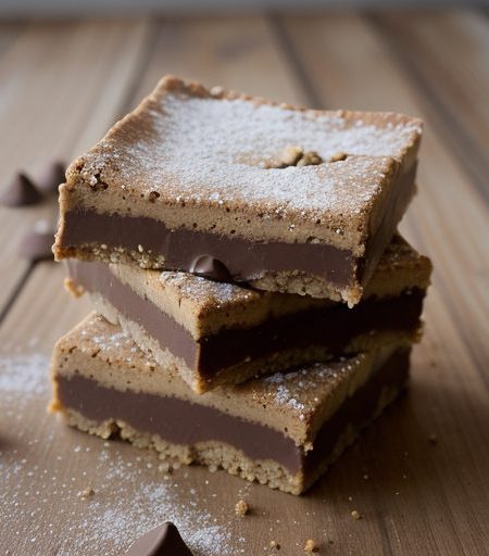 Graham Cracker Peanut Butter Bars recipe image