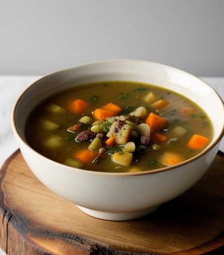Grandma Bessie's Winter Vegetable Soup With D recipe image