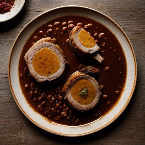 Grandma Clark's Pork Chops & Beans recipe image