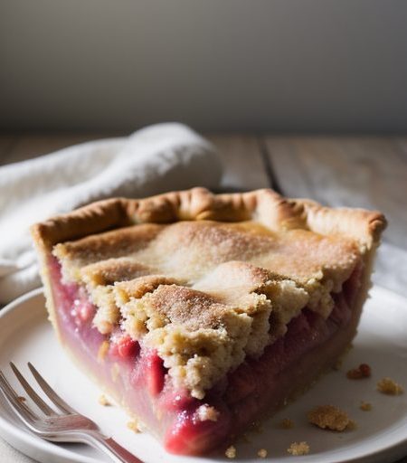 Grandma Rampke's Easy Rhubarb Pie recipe image