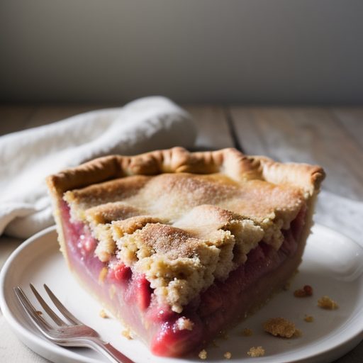 Grandma Rampke's Easy Rhubarb Pie recipe image