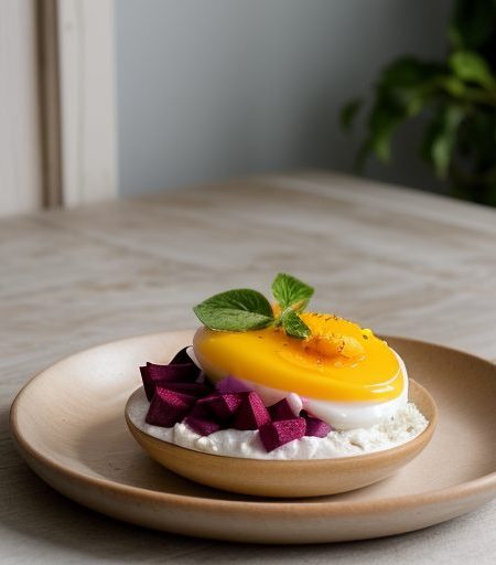 Grandma Ruby's Peachy Floating Island recipe image