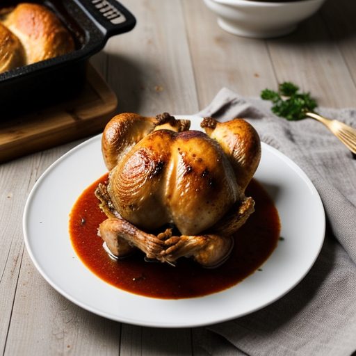 Grandma's Polish-Style Roast Chicken recipe image