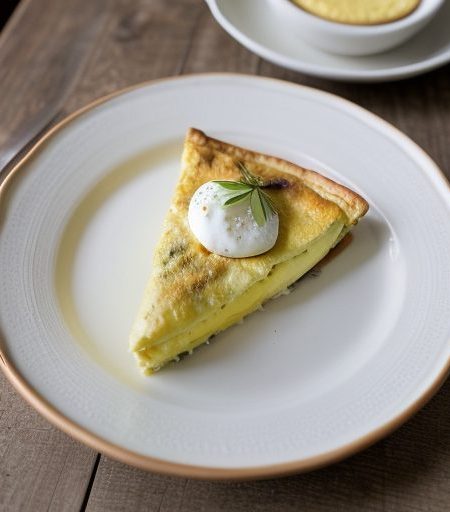 Granny Smith Sour Cream Omelet recipe image
