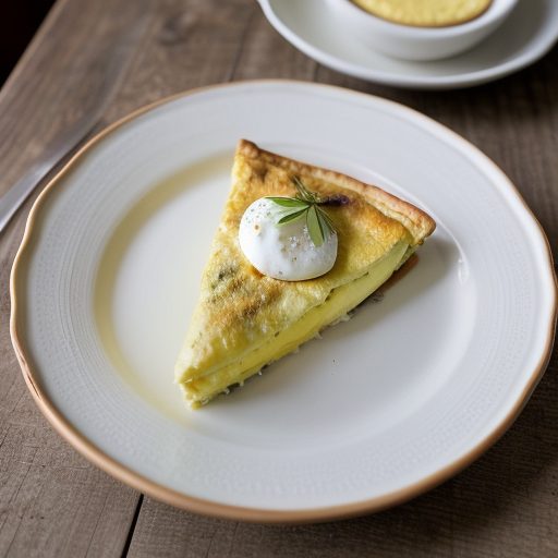 Granny Smith Sour Cream Omelet recipe image