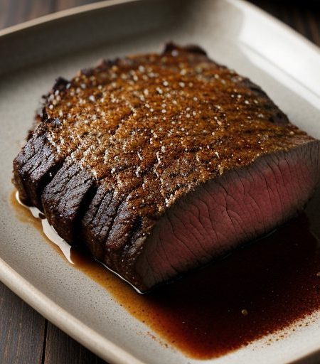 Grant's London Broil W/BBQ Rub Ala Pitts recipe image