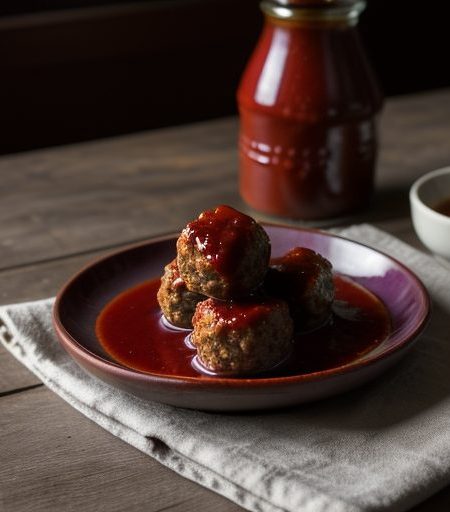 Grape Jelly Meatballs recipe image