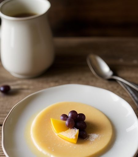 Grape Juice Custard recipe image