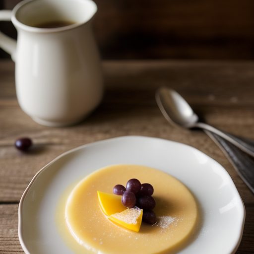Grape Juice Custard recipe image