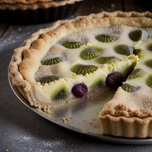 Grape & Kiwi Tart recipe image