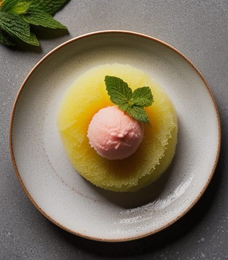 Grapefruit-Mint Sorbet recipe image