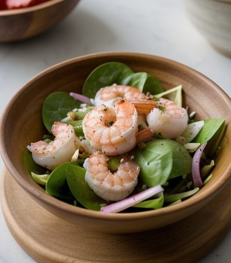 Grapefruit and Shrimp Salad - Country Cooking recipe image