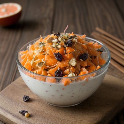 Grated Carrot-Raisin Salad "Diabetic" (1.5 PTS recipe image