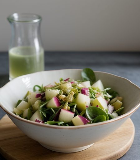 Grated Turnip & Apple Salad recipe image