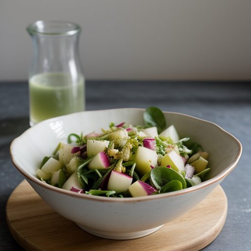 Grated Turnip & Apple Salad recipe image
