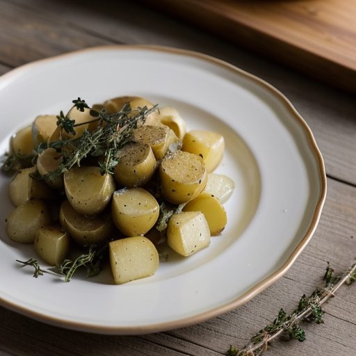 Gratin of Potatoes~ Green Garlic & Thyme recipe image