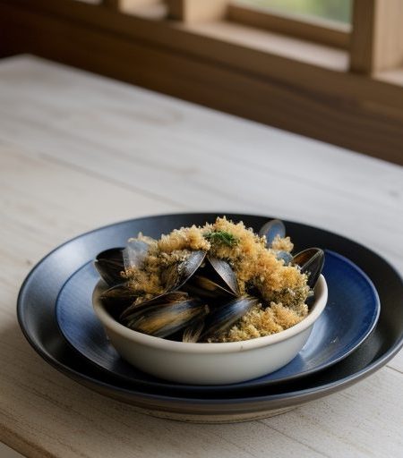 Gratinated Mussels (Cozze Gratinate recipe image