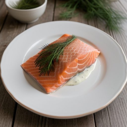 Gravlax (Salmon Marinated in Dill - MShol recipe image