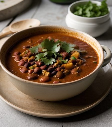Great Vegetarian Chili recipe image