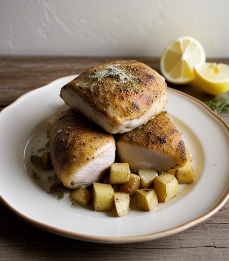 Grecian Chicken and Potatoes recipe image