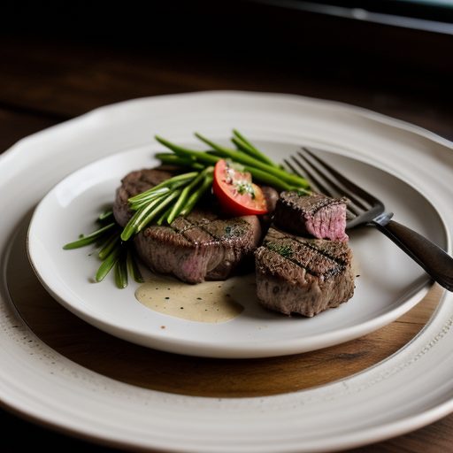 Grecian Skillet Rib Eyes recipe image