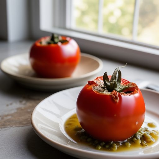 Grecian Stuffed Tomatoes recipe image