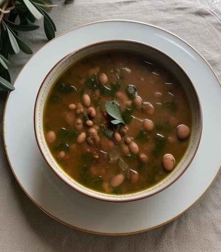 Greek Bean Soup recipe image
