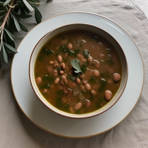 Greek Bean Soup recipe image