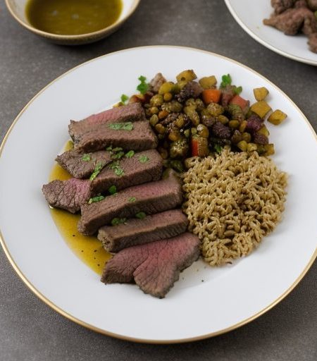 Greek Beef Saute recipe image