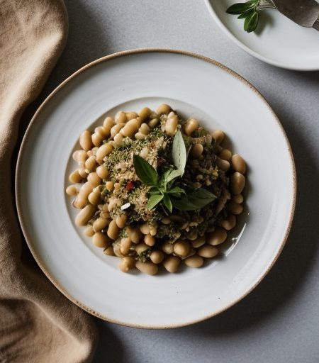 Greek Cannellini Beans With Vegetables recipe image