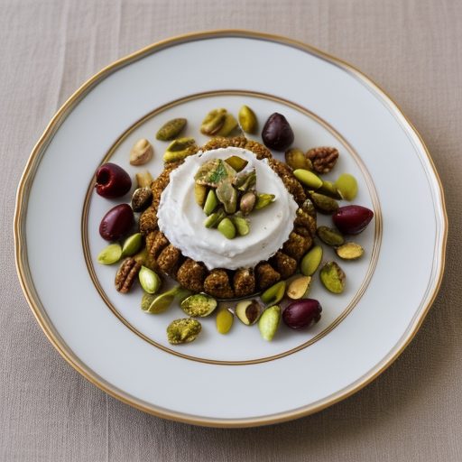 Greek Honey Cream With Fruits & Nuts recipe image