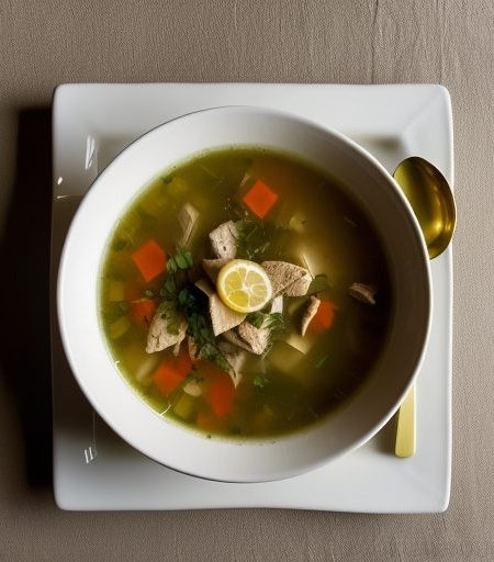 Greek Lemon Chicken Soup recipe image