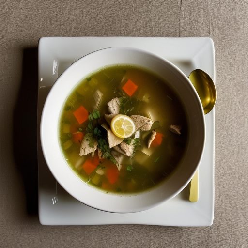 Greek Lemon Chicken Soup recipe image