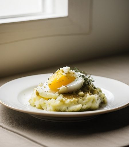 Greek Mashed Potatoes With Garlic recipe image