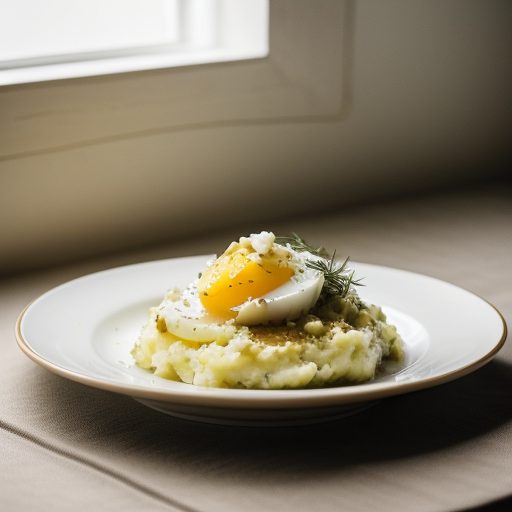 Greek Mashed Potatoes With Garlic recipe image
