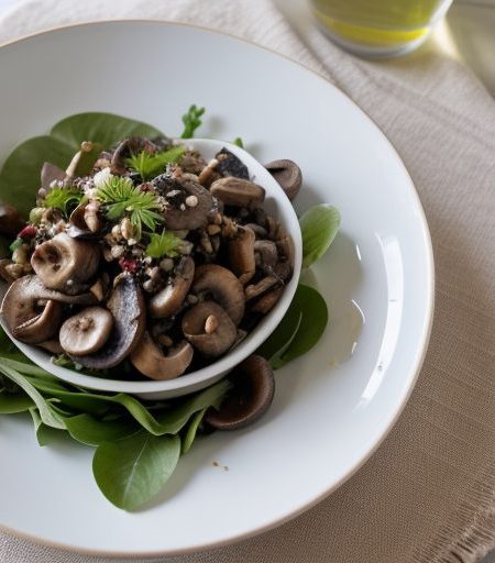Greek Mushroom Salad recipe image