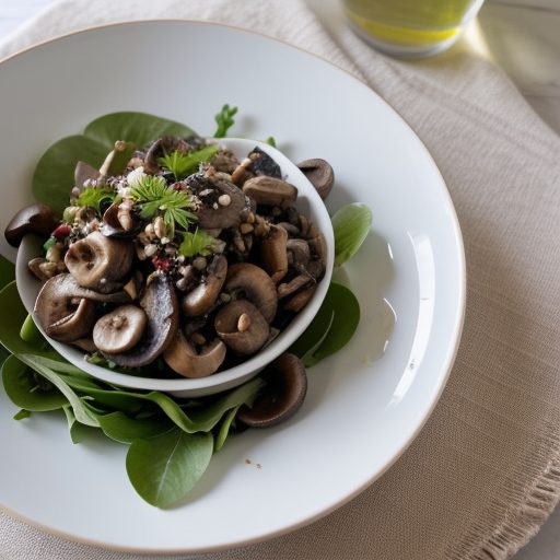 Greek Mushroom Salad recipe image