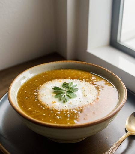 Greek Onion Soup recipe image